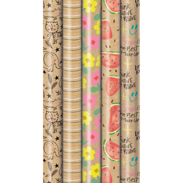 Rol geschenkpap Urban nat.200x70cm535205