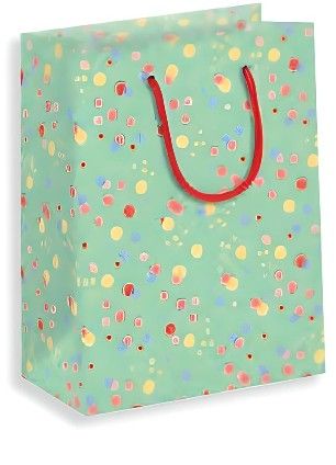 Papieren cadeau tas M Summer Dots