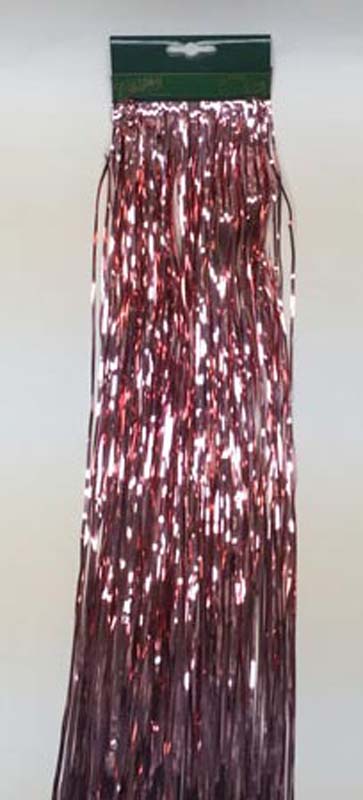 Lametta gordijn 70x50 cm roze 90507